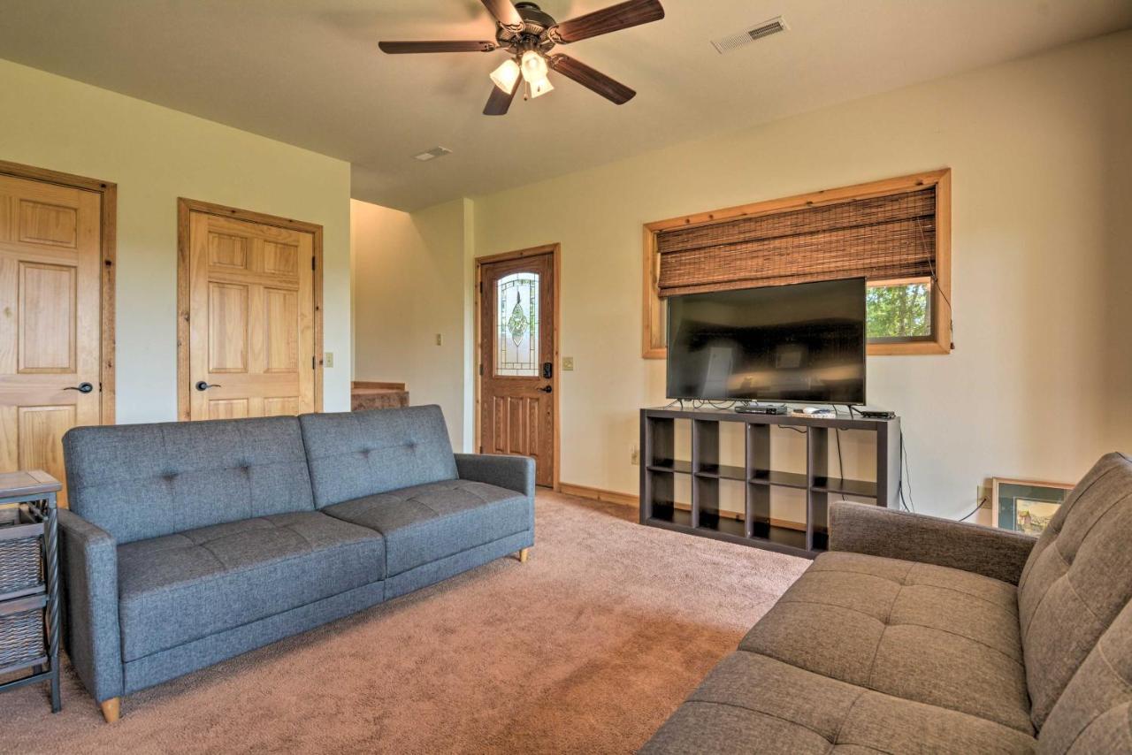 Spacious Log Cabin With Fire Pit And Game Room! 尤里卡斯普林斯 外观 照片