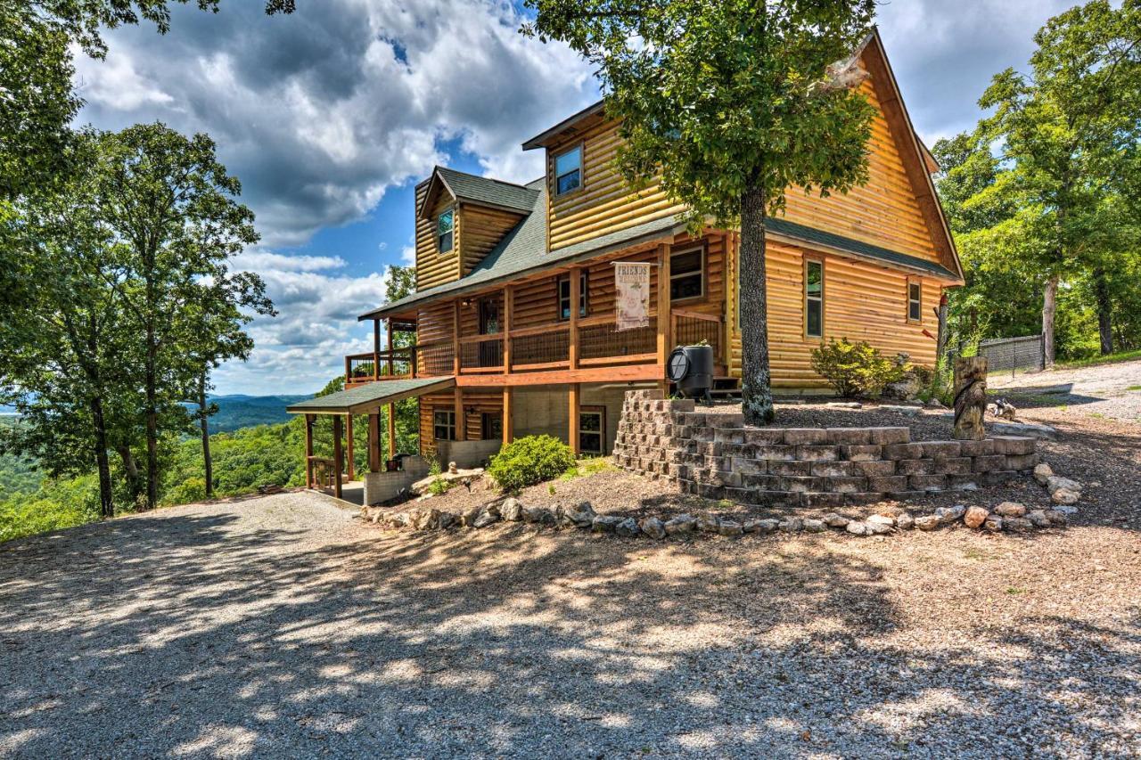 Spacious Log Cabin With Fire Pit And Game Room! 尤里卡斯普林斯 外观 照片